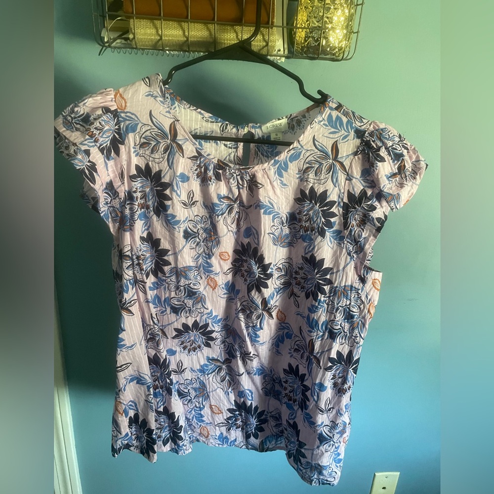 J.Crew Floral Print Women's Top